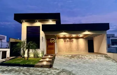 Casa com 3 dormitórios à venda, 150 m² por r$ 1.180.000 - condomínio terras do vale - caçapava/sp