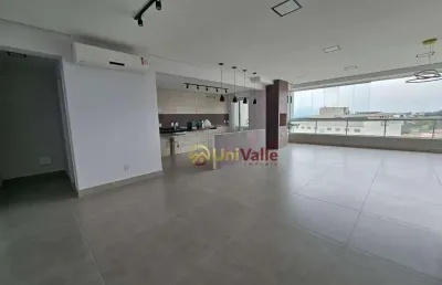 Apartamento com 2 dormitórios para alugar, 119 m² por r$ 5.980,00/mês - vila costa - taubaté/sp