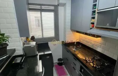 Apartamento com 2 dormitórios à venda, 44 m² por r$ 215.000,00 - jardim das bandeiras - taubaté/sp