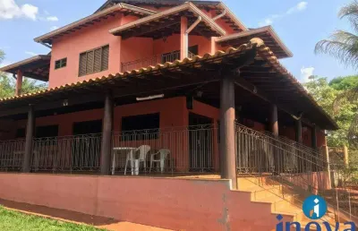 Rancho à venda, 5 quartos, 3 suítes, 3 vagas, rural - uberaba/mg