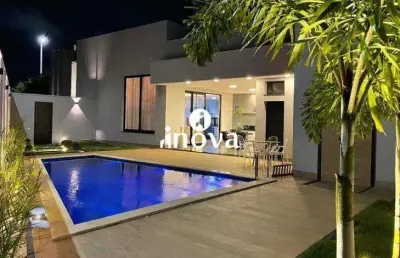 Casa condomínio à venda, 3 quartos, 3 suítes, 4 vagas, estância dos ipês - uberaba/mg