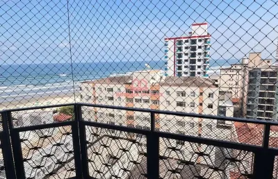 Apartamento 3 dormitórios com vista para o mar e mobiliado para locação