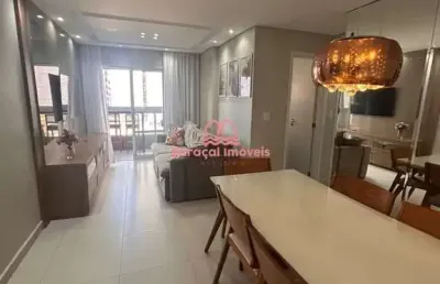 Apartamento 2 quartos  para venda mobiliado  boqueirão, praia grande - sp