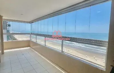 Apartamento à venda frente mar 3 dorme. em jardim imperador, praia grande - sp