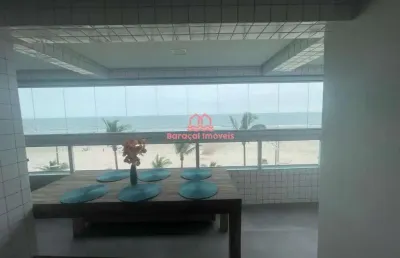Lindo apartamento  frente mar todo mobiliado em jd real, praia grande - sp