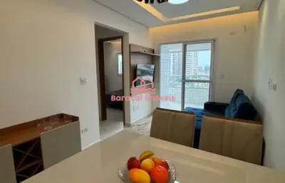Apartamento para venda  ocean, 2 quartos - praia grande - mobiliado