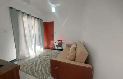 Apartamento 1 quarto mobiliado lado praia guilhermina praia grande