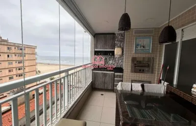 Apartamento frente mar  à venda em aviação, praia grande - sp
