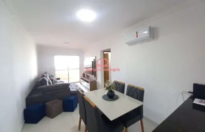 Apartamento á venda, 2 dormitórios , aviação, praia grande/sp área útil