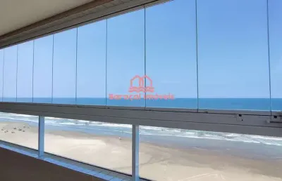 Apartamento à venda frente mar 3 dorme.  jardim imperador  praia grande - sp