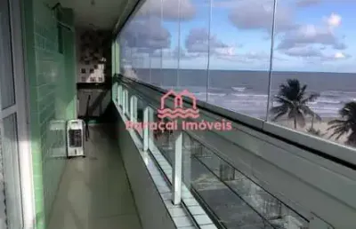 Apartamento frente mar  2 dormitórios 1 suítes, 1 vagas em praia grande