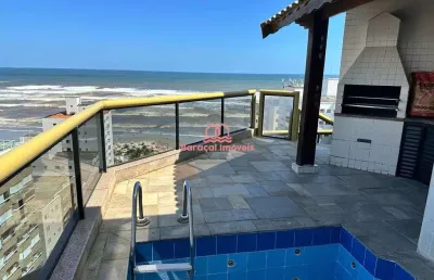 Cobertura em condomínio à venda em aviação, praia grande - sp