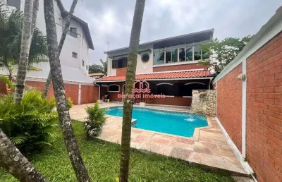 Sobrado 3 dormitórios, piscina jardim flórida praia grande