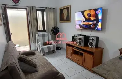 Casa de condominio fechado 1 quarto e demais dep. jardim real - praia grande