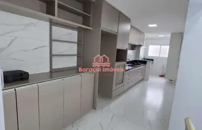 Apartamento à venda em aviação, praia grande - sp 3 suítes com vista mar