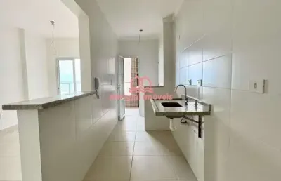 Apartamento à venda em jardim real, praia grande - sp 1 quarto vista mar