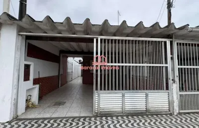 Casa 2 quartos, suíte, sala, cozinha gar. 2 autos mobiliada mirim praia grande