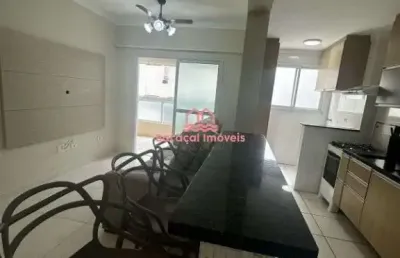 Apartamento com 2 quartos para locação no canto do forte, praia grande/sp.