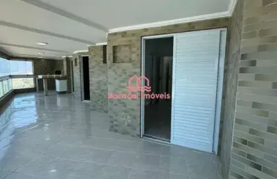 Apartamento para locação, sendo 4 suítes, frente mar, ocean, praia grande sp.