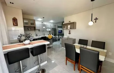 Maré cheia residencial apartamento 2 suítes mobiliado praia bombas bombinhas sc