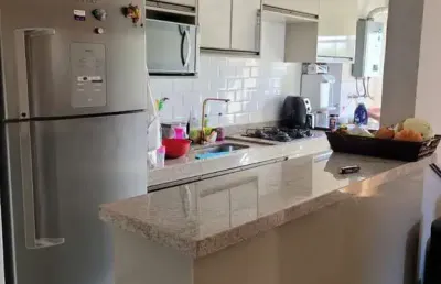 Maravilhoso apartamento de 56m² à venda no residencial jr campolim