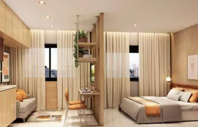 Apartamento com 1 dormitório de 24,55m² no studio viva benx pompéia
