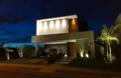 Casa contemporânea em alphaville 1 em ribeirão preto - sp
