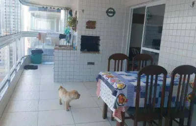 Apartamento com 3 dormitórios à venda, 152 m² por r$ 960.000,00 - vila assunção - praia grande/sp