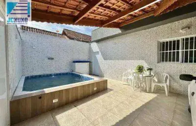Casa com 3 dormitórios à venda, 108 m² por r$ 900.000 - vila assunção - praia grande/sp