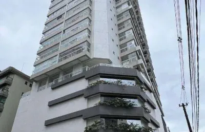 Apartamento com 3 dormitórios à venda, 149 m² por r$ 1.590.000 - vila guilhermina - praia grande/sp