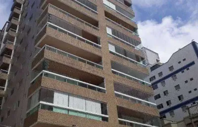 Apartamento com 1 dormitório à venda, 76 m² por r$ 320.000 - vila assunção - praia grande/sp