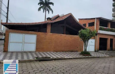Casa com 3 dormitórios à venda, 200 m² por r$ 520.000 - aviação - praia grande/sp