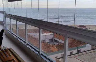 Apartamento com 3 suítes, lazer completo, cinema, 100 metros da praia à venda, 155 m² por r$ 1.500.000 - ocian - praia grande/sp