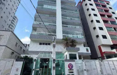 Apartamento com 2 dormitórios à venda, 74 m² por r$ 550.000 - vila assunção - praia grande/sp