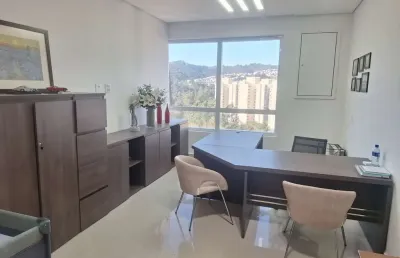 Sala comercial para locação em santana de parnaíba, tamboré, 1 banheiro, 1 vaga