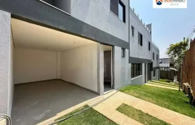 Casa geminada triplex com entrada independente com 3 quartos sendo 01 com suite à venda, 94,94 m² por r$ 780.000 - planalto - belo horizonte/mg