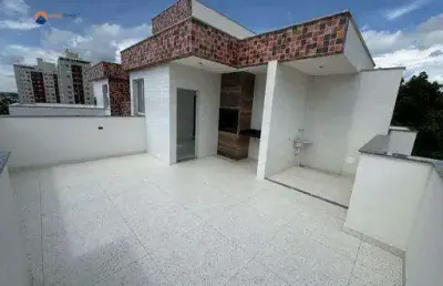 Cobertura com 2 quartos à venda, 87 m² por r$ 469.000 - visconde do rio branco - belo horizonte/mg