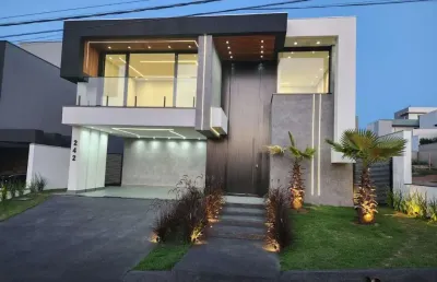 Casa em condomínio com com 4 quartos à venda, 304 m² por r$ 2.490.000,00 - condomínio residencial gran park i - vespasiano/mg