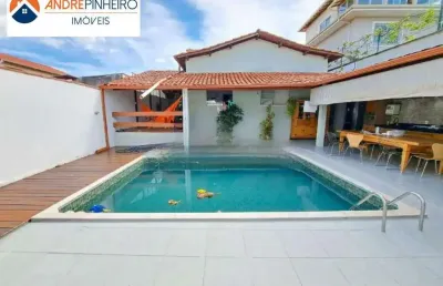 Casa com piscina com 3 quartos sendo 02 com suite à venda, 238 m² por r$ 1.200.000 - santa mônica - belo horizonte/mg