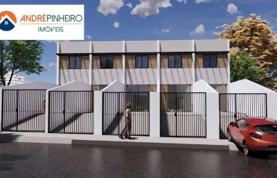 Casa duplex com entrada independente com 02 quartos sendo 02 com suítes no bairro santa monica