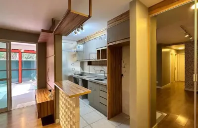 Apartamento giardino | pronto para morar | suite + 2 dormitórios | semi mobiliado | anita garibaldi | joinville/sc