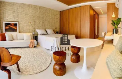 Apartamento studio com 1 dormitório para alugar, 40 m² por r$ 8.200/mês - vila nova conceição - são paulo/sp