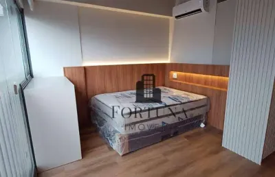 Apartamento studio com 1 dormitório, 26 m² - venda por r$ 465.000 ou aluguel por r$ 3.780/mês - vila clementino - são paulo/sp