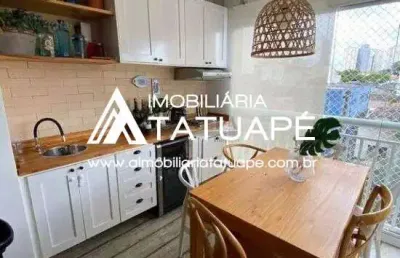 Apartamento com 3 quartos à venda na rua vilela, 187, tatuapé, são paulo, 73 m2 por r$ 798.000
