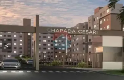 Apartamento recém entregue de 2 quartos no chapada cesari codigo: 110674