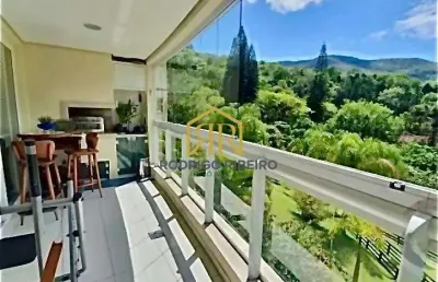 Apartamento com 3 quartos à venda na servidão antônio cipriano pereira, --, itacorubi, florianópolis por r$ 1.490.000
