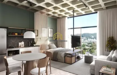 Loft com 1 quarto à venda na rua joão pio duarte silva, --, córrego grande, florianópolis por r$ 410.476