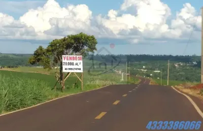 Terreno para venda em maringá, gleba ribeirão sarandi