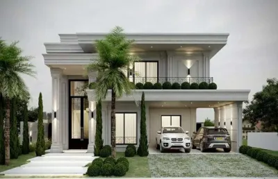 Casa alto padrão recém construida com 5 suites a venda no quinta do golfe