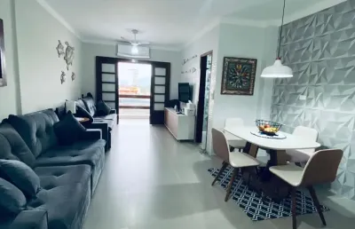 Apartamento todo reformado, a 50 metros da praia, em caraguatatuba